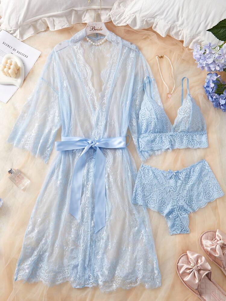 1pc Sexy Sleeveless Velvet & Lace Mini Slip Dress
